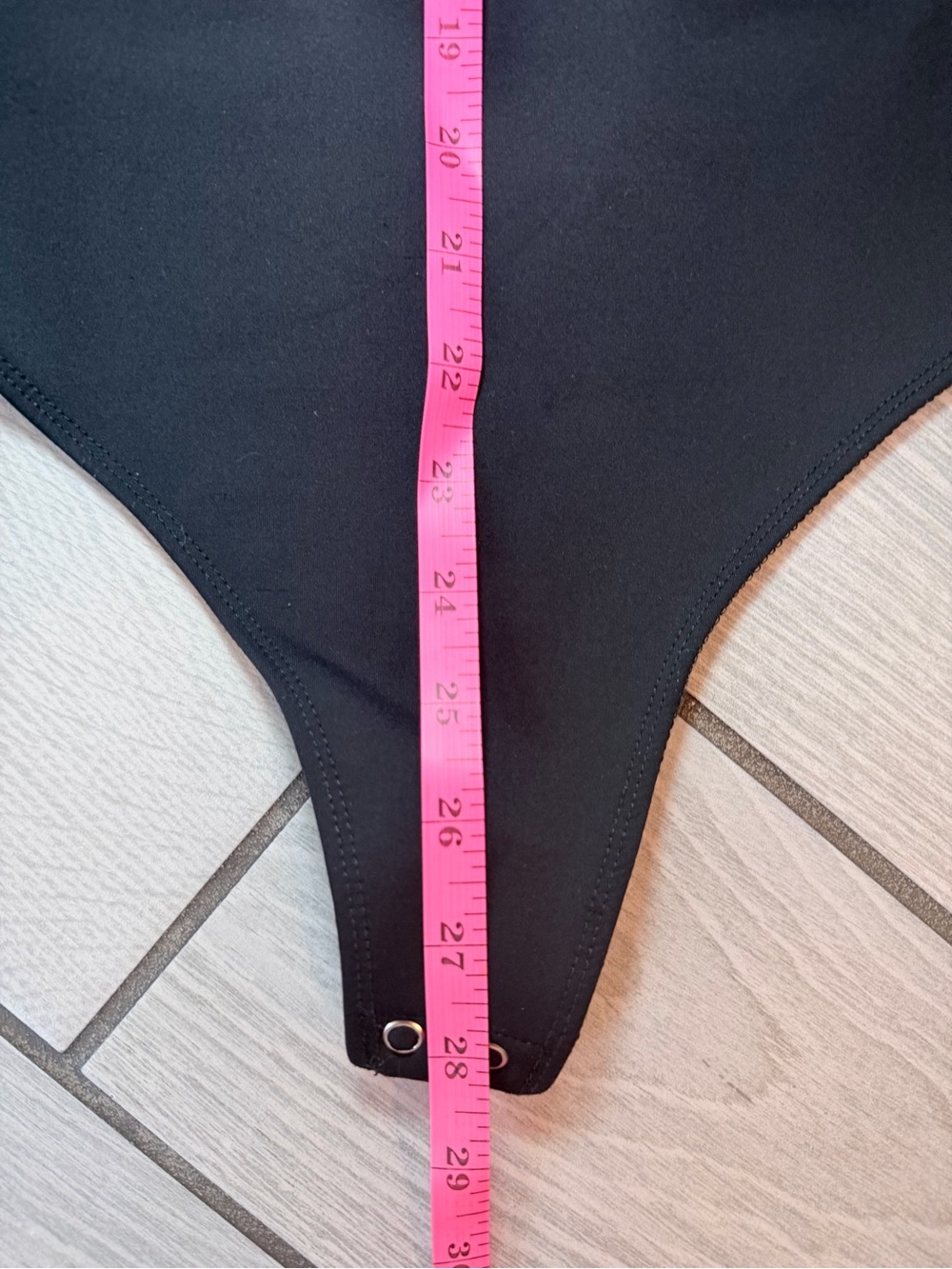 Good American Black Long Sleeve Scoop Neck Bodysuit size medium - Picture 4 of 8